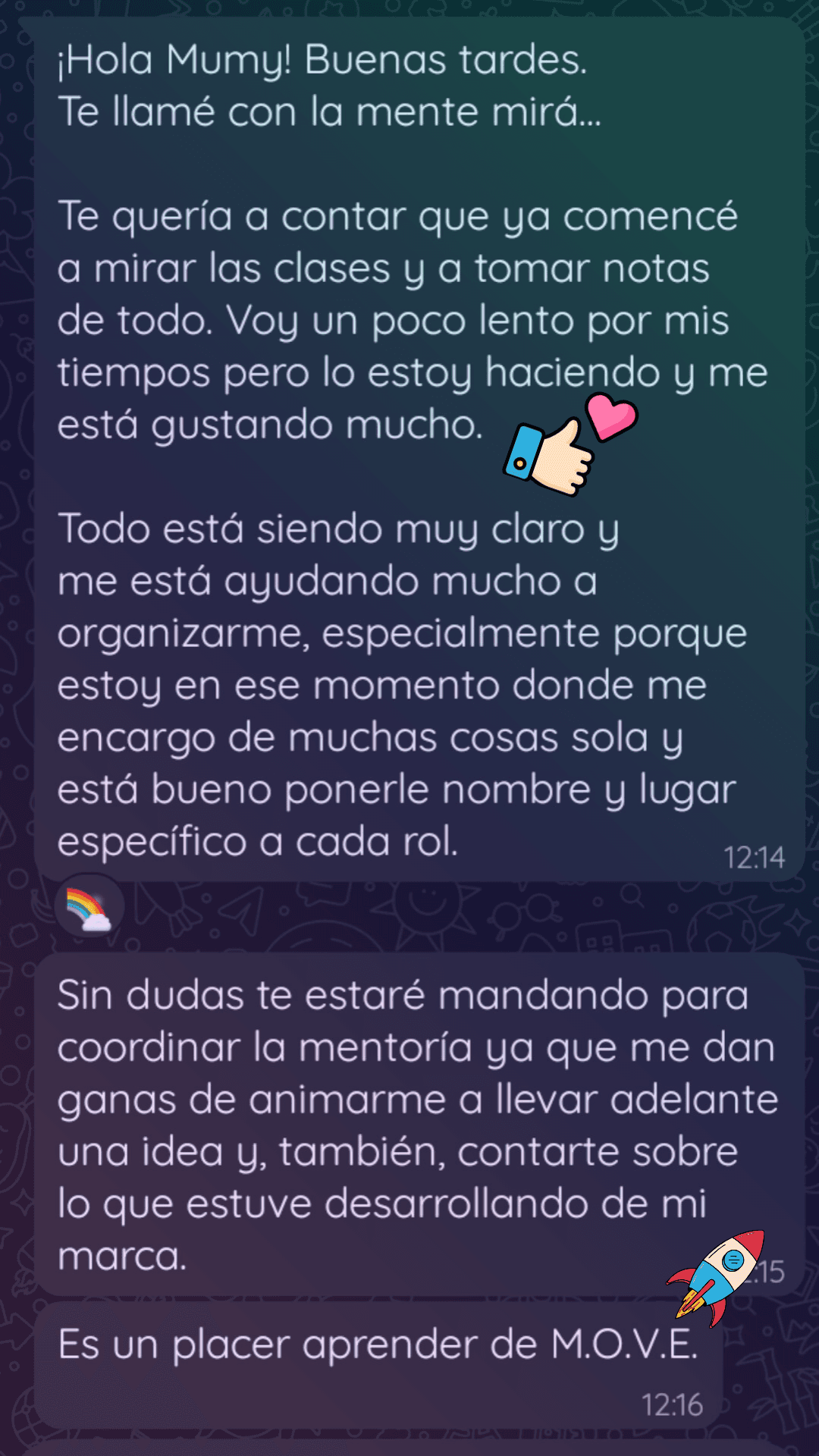 Conversación con Mariángeles Donatelli sobre su experiencia con MOVE