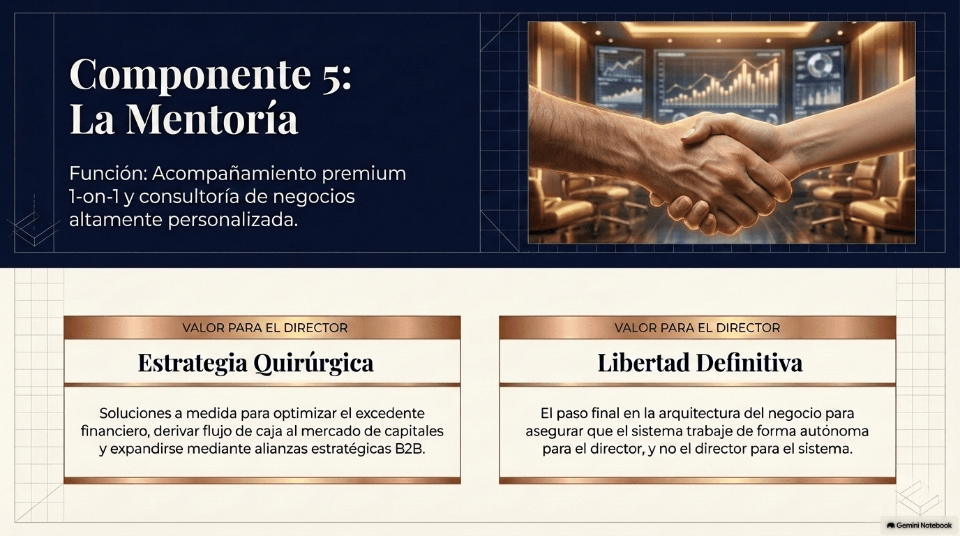 Presentación del componente La Mentoría